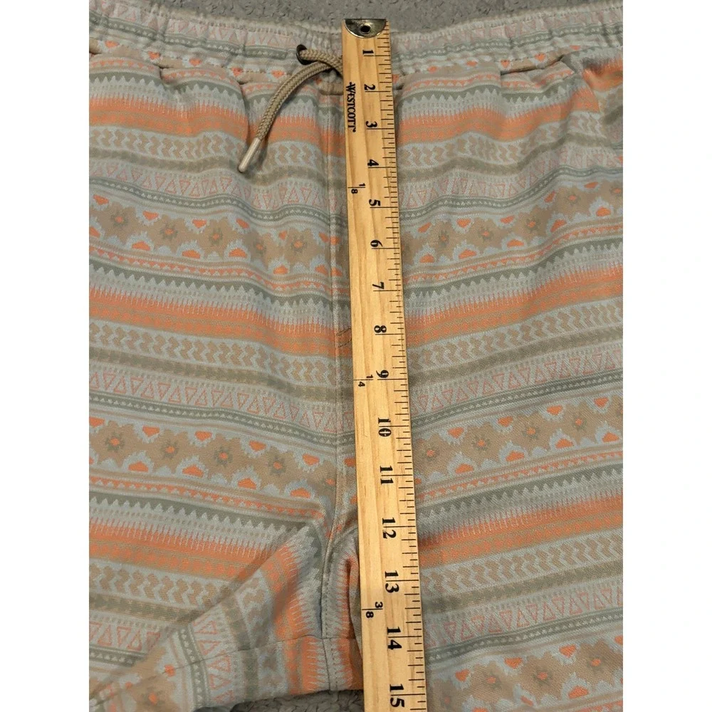 Colorful Planet Boys XXL Orange Tan Geometric Southwestern Knit Shorts